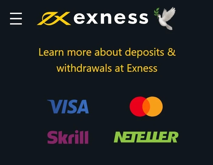 Deposits and Withdrawals at Exness in Indonesia