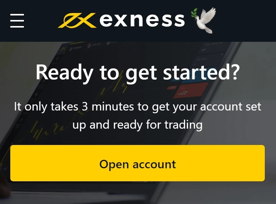 Exness Registration - Open a Trading Account.